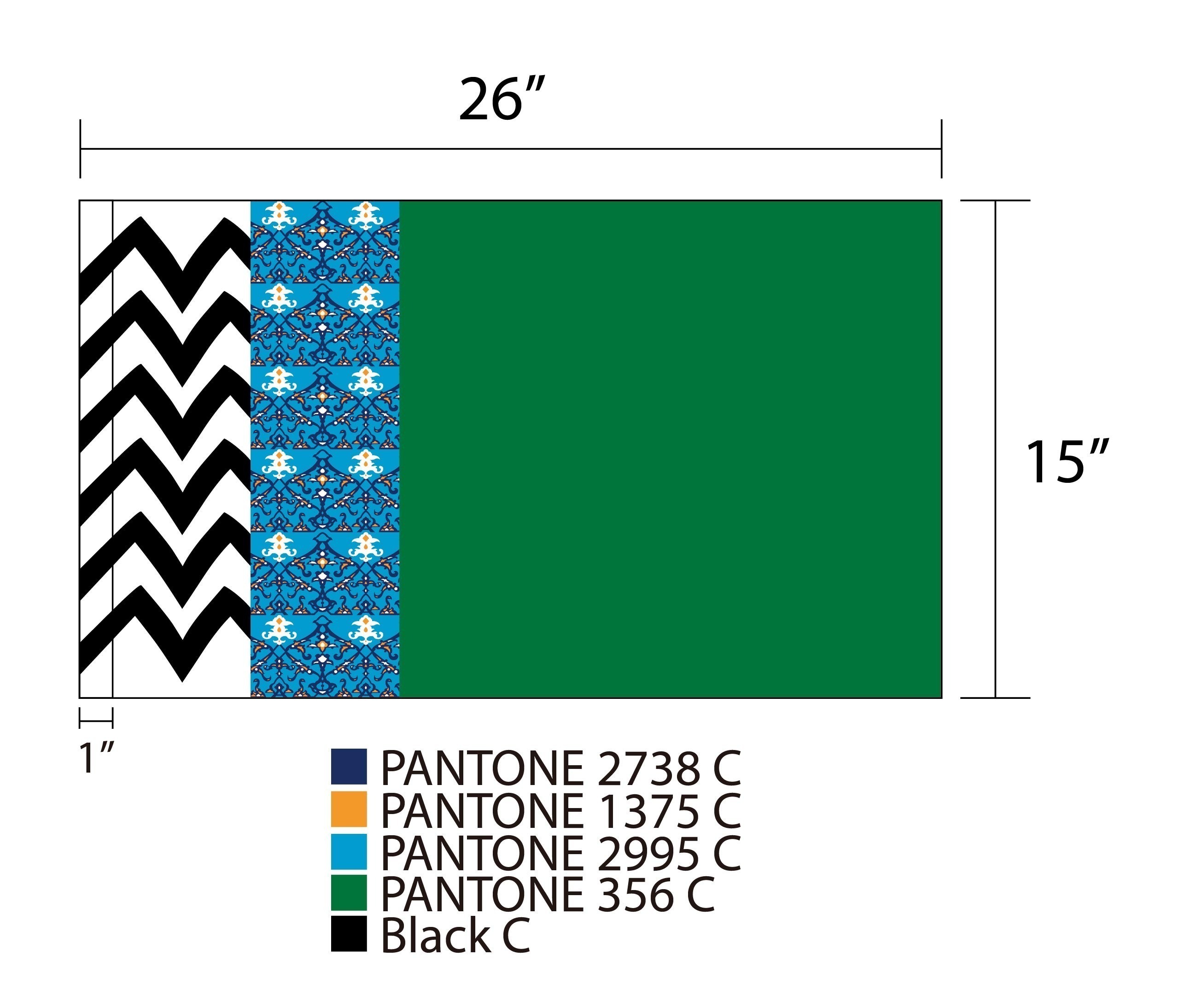 New 3 Colour Madani Flag on Pole