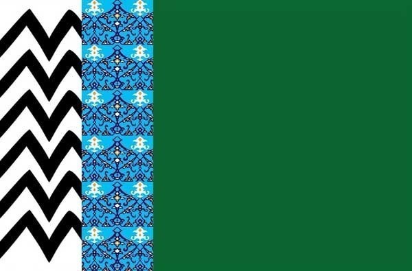 3 Colour Madani Flag (Good Quality NPH) - Large 92cm x 62cm