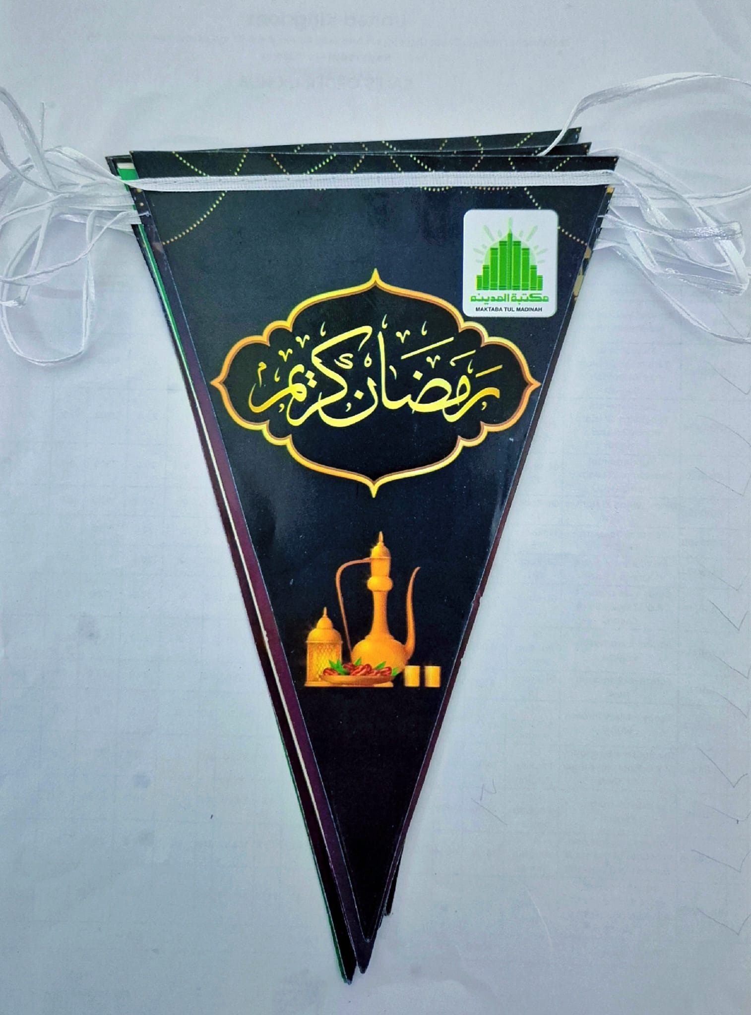(Ramzan Mubarak - Lari Triangle Shape)